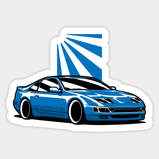 Blue 300ZX JDM Sticker